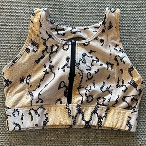 Cute snakeskin bra